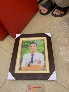 Tranh Gạo Chân Dung tại Cà Mau