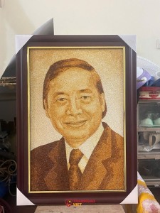 Tranh Gạo Chân Dung tại Cao Bằng