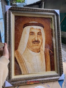 Tranh Gạo Chân Dung tại Hà Nam