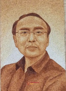 Tranh Gạo Chân Dung tại Hòa Bình