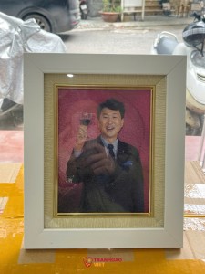 Tranh Gạo Chân Dung tại Kiên Giang