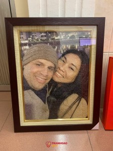 Tranh Gạo Chân Dung tại Kon Tum