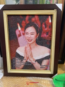 Tranh Gạo Chân Dung tại Lai Châu