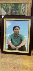 Tranh Gạo Chân Dung tại Lâm Đồng