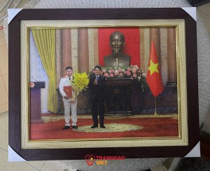 Tranh Gạo Chân Dung tại Lạng Sơn