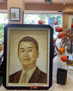Tranh Gạo Chân Dung tại Ninh Bình