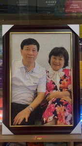 Tranh Gạo Chân Dung Khắc Họa Khuôn Mặt