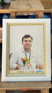 Tranh Gạo Chân Dung tại Quảng Bình