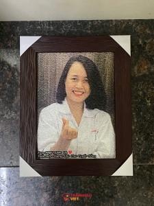 Tranh Gạo Chân Dung tại Quảng Ngãi