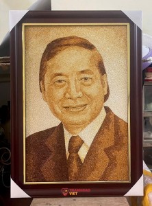 Tranh Gạo Chân Dung tại Thái Nguyên