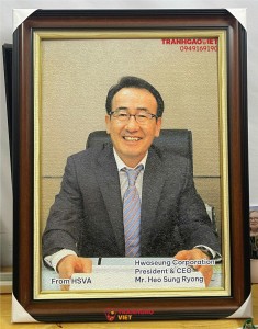 Tranh Gạo Chân Dung Khổ Lớn