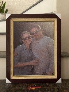 Tranh Gạo Chân Dung Cá Nhân