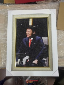 Tranh Gạo Chân Dung Lưu Niệm