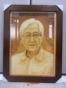 Tranh Gạo Chân Dung Nghệ Thuật Việt