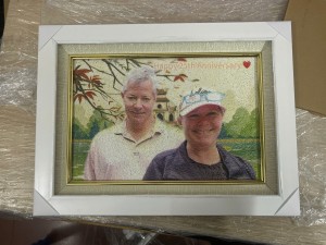 Tranh Gạo Chân Dung Quà Lưu Niệm