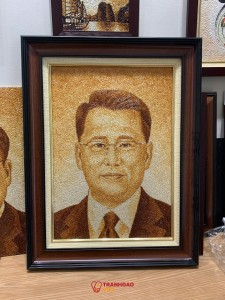 Tranh Gạo Chân Dung Quà Tặng Thủ Công
