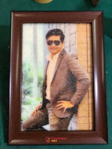 Tranh Gạo Chân Dung Sáng Tạo