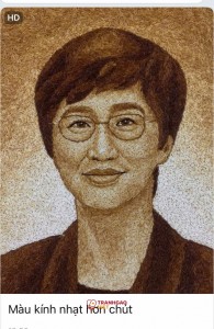 Tranh Gạo Chân Dung Sưu Tầm