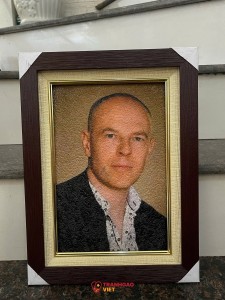 Tranh Gạo Chân Dung Theo Yêu Cầu