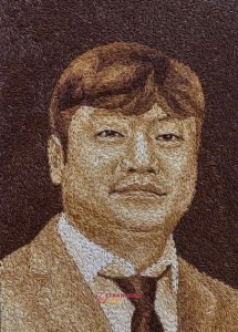 Tranh Gạo Chân Dung Trang Trí Nội Thất