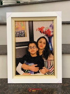 Tranh Gạo Chân Dung Truyền Thống