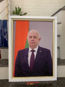 Tranh Gạo Chân Dung Tùy Chọn