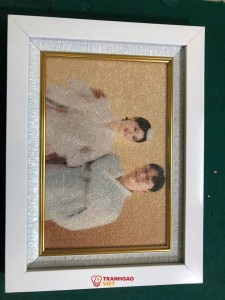 Tranh Gạo Màu Chân Dung Chất Lượng Cao