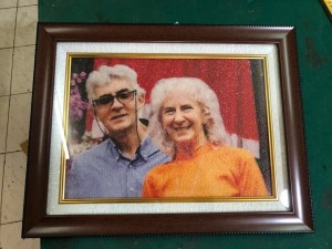 Tranh Gạo Màu Chân Dung Full Màu