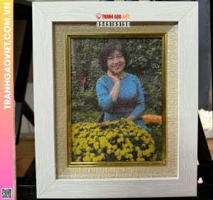 Tranh Gạo món quà lưu giữ lại kỷ niệm Thanh Xuân