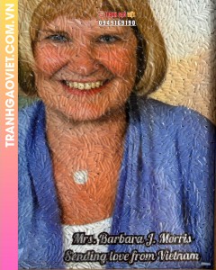 Tranh gạo màu Người phụ nữ ngoại quốc