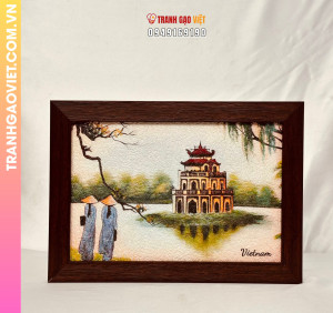 Tranh Gạo Nét Hoàn Kiếm