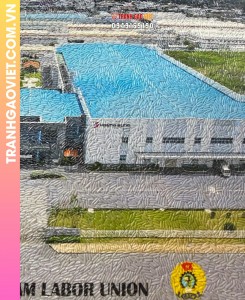 Tranh gạo Nhà máy HAENGSUNG tại Việt Nam