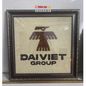 Tranh Gạo Logo Nhựa Đại Việt