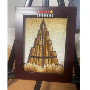 Tranh Gạo Tháp Burj Khalifa