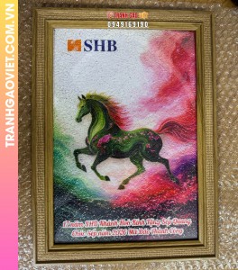 Tranh gạo Thiên Mã