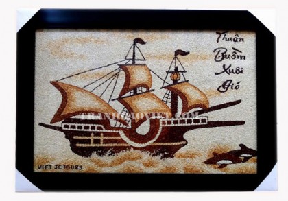 Tranh gạo thuyền buồm