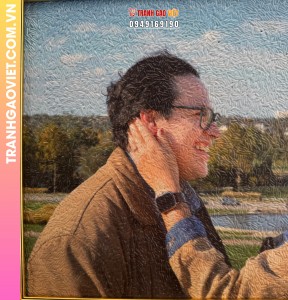 Tranh gạo Tình Yêu của Cặp Đôi