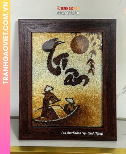 Tranh gạo Tri Ân