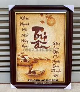 Tranh chữ tri ân