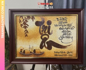 Tranh Gạo Tri Ân Quà Tặng Cô Giáo Tiểu Học