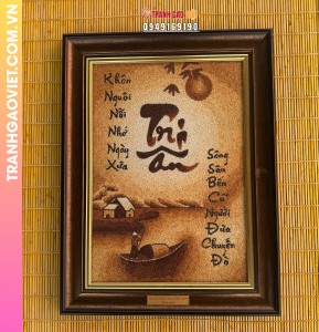 Tranh gạo Tri Ân tặng Cô giáo niên khoá (2008-2011)