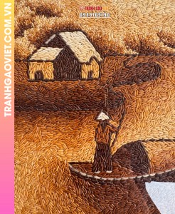 Tranh gạo Tri Ân tặng Cô giáo niên khoá (2008-2011)