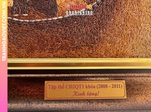Tranh gạo Tri Ân tặng Cô giáo niên khoá (2008-2011)