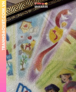 Tranh Gạo Tuổi Trẻ Việt Nam - Trái Tim Tổ Quốc