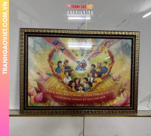 Tranh Gạo Tuổi Trẻ Việt Nam - Trái Tim Tổ Quốc