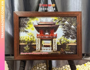 Tranh gạo Văn Miếu