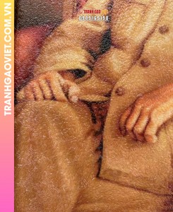 Tranh gạo về Bác Hồ