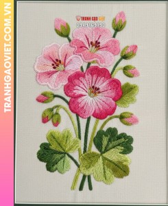 Tranh Thêu Hương Sắc Hoa Xuân