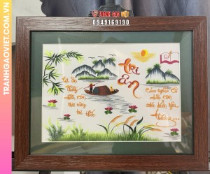 Tranh Thêu Tri Ân Thầy Cô Nghệ Thuật Ý Nghĩa Trang Trí Không Gian Giáo Dục